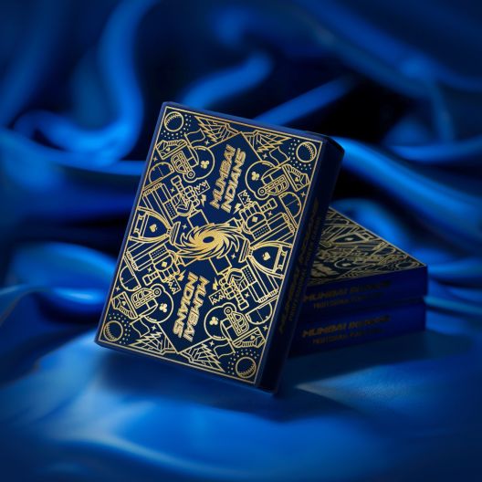 Mumbai Indians - Blue & Gold Playing Cards - Poker Size - Cold Foil 