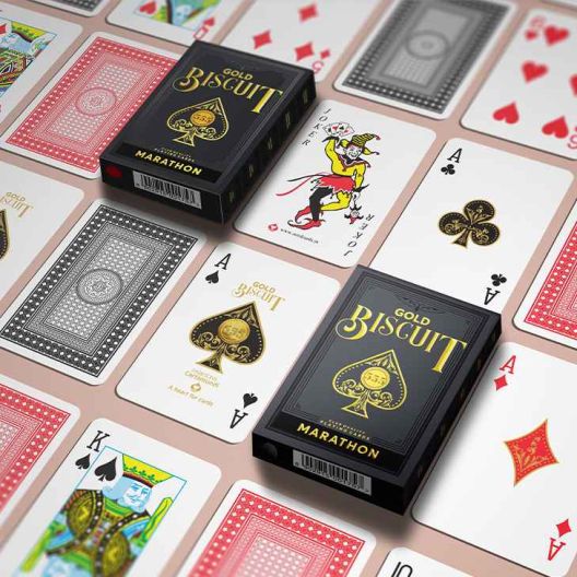 Gold Biscuit Playing Cards - 2 Pack