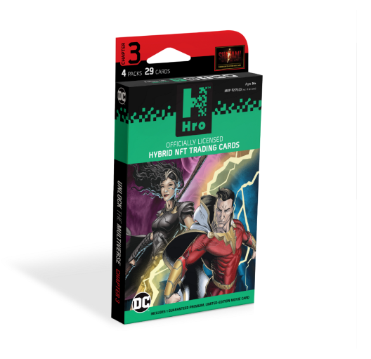 DC | Hro Chapter 3: 4-Pack Premium Booster Box, 29 Cards