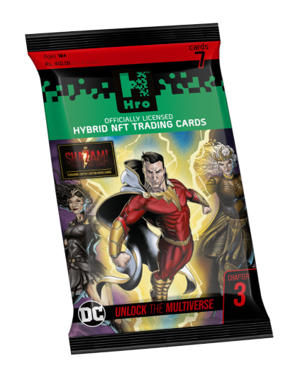 DC | Hro Chapter 3: 4-Pack Premium Booster Box, 29 Cards